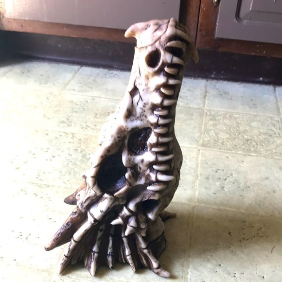 Skeleton dragon 🐉 incense burner - Picture 1 of 9
